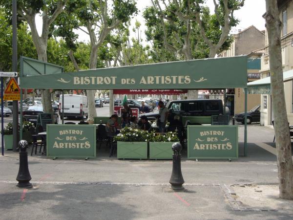 Zahrádka Bistrot des artistes